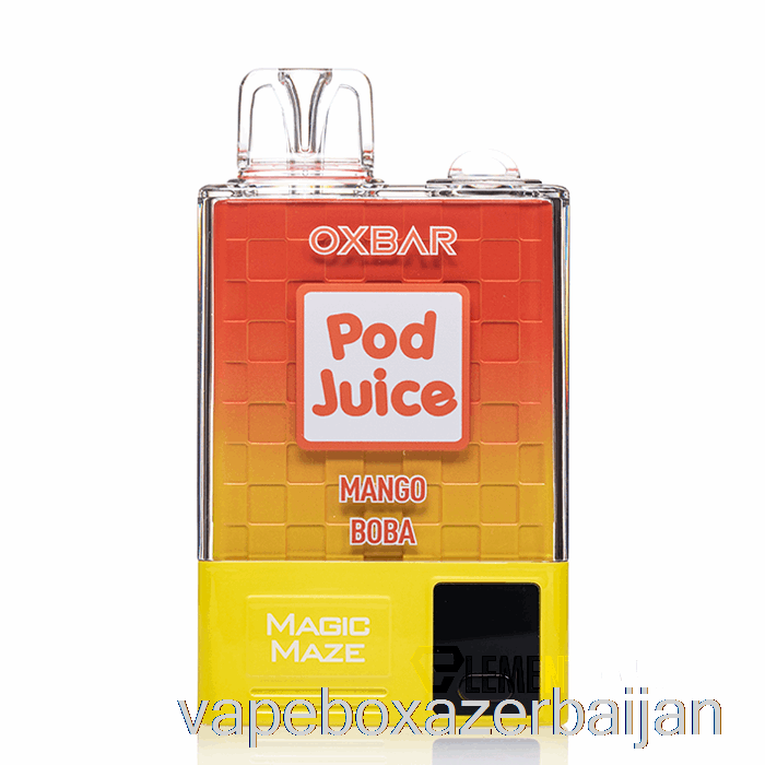 Vape Box Azerbaijan OXBAR Magic Maze Pro 10000 Disposable Mango Boba - Pod Juice